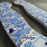 Spyderco Para Military 2 maple handle scales - Japan Wave / hand-painted