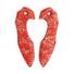 Japan Wave Red - Kizer Minitherium Knife Scales by Svechnikov Knives