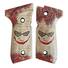 Beretta 92 full-size maple grips - Joker Ha-Ha-Ha Red / hand-painted