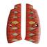 CZ 75 maple grips - Katana Red Gold Coin / hand-painted