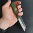 Varusteleka Skrama 80 maple handle scales - Mythosaur Skull Green / hand-painted