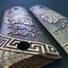 1911 Full-Size Maple Grips - Molon Labe / Hand-painted