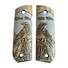 1911 full-size Round Butt maple grips - Moon Raven Mors Tua Vita Mea / hand-painted