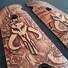 Hudson H9 Maple Grips - Mythosaur Skull Cherry / Hand-painted