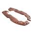 Cold Steel Voyager Extra Large maple handle scales - Nucleus Dark Cherry / hand-painted