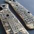 Benchmade Mini Bugout 533 maple handle scales - Revelation 6:8 / hand-painted