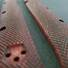 Cold Steel Ti-Lite 4 maple handle scales - Rhombus Dark Cherry / hand-painted