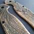 Ontario RAT-1 maple handle scales - Sakura Minimalist / hand-painted