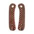 Snake Skin Dark Cherry - Knafs Lander Knife Scales by Svechnikov Knives