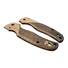 Spyderco Shaman maple handle scales - Asphalt / hand-painted