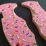 Spyderco Yojimbo 2 maple handle scales - Donut / hand-painted
