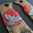 Grus - Petrified Fish Beluga Knife Scales by Svechnikov Knives