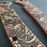 CIVIVI Chevalier maple handle scales - Japan Wave Baroque / hand-painted