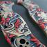 Spyderco Stretch 2 maple handle scales - Japanese Maple / hand-painted