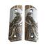 1911 compact-size Officers maple grips - Moon Raven / hand-painted