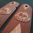 1911 Full-Size Magwell Maple Grips - New California Republic (3138) / Hand-painted