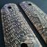 1911 Compact-Size Officers Maple Grips - Psalms 144:1 / Hand-painted