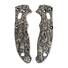Scared Faces Grey - Spyderco Manix 2 Knife Scales by Svechnikov Knives