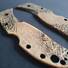 Spyderco RockJumper/LeafJumper maple handle scales - Scratches / hand-painted