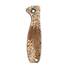 ESEE Zancudo maple handle scales - Scratches Dark / hand-painted