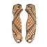 Spyderco Para 3 maple handle scales - Snake Skin Rattlesnake (3166) / hand-painted