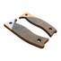 ESEE Model 5/6 maple handle scales - Asphalt / hand-painted