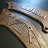 Extrema Ratio K-Talon maple handle scales - Bobr Kurwa / hand-painted