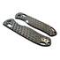 Kizer Drop Bear maple handle scales - Dragon Scales Black / hand-painted