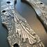 Spyderco Endela maple handle scales - Grim Reaper / hand-painted