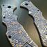 Cold Steel Mini Recon-1 maple handle scales - Japan Wave / hand-painted