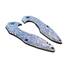 Kizer Minitherium maple handle scales - Japan Wave / hand-painted