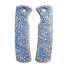 Petrified Fish Beluga 3.62" maple handle scales - Japan Wave / hand-painted
