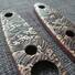 ESEE Izula 2 maple handle scales - Japan Wave Blueberry / hand-painted