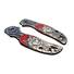 Spyderco Sage 5 maple handle scales - Japanese Wolf And Sakura / hand-painted