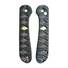 CIVIVI Elementum Button Lock maple handle scales - Katana Black Gold Coin / hand-painted