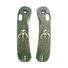 Knafs Lander 3 maple handle scales - Mythosaur Skull Green / hand-painted