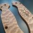 Spyderco Para Military 2 maple handle scales - Mythosaur Skull Sands (3166) / hand-painted