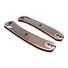 Knafs Lander 2 maple handle scales - Classic V2 Dark Cherry / hand-painted