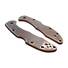 Spyderco Delica 4, Lil' Matriarch maple handle scales - Classic V2 Dark Cherry / hand-painted