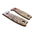 ESEE Model 3/4 maple handle scales - Red Raven / hand-painted