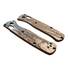 Benchmade Bugout 535 maple handle scales - Roughness Bronze / hand-painted