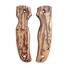 Roughness Bronze Walnut - Spyderco Shaman Knife Scales by Svechnikov Knives