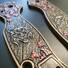 Spyderco Para 3 maple handle scales - Sakura Lynx / hand-painted