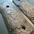 Beretta 92 Full-Size Maple Grips - Santa Muerte Black / Hand-painted