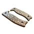 ESEE Model 5/6 maple handle scales - Scared Faces / hand-painted