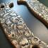 ESEE Model 5/6 maple handle scales - Scared Faces / hand-painted