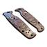 Benchmade Composite Lite Auto 4300 maple handle scales - Smile And Sugar Skull Pink / hand-painted