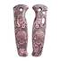 Benchmade Composite Lite Auto 4300 maple handle scales - Smile And Sugar Skull Pink / hand-painted