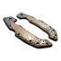 Cold Steel Voyager Large maple handle scales - Thorn Crowns / hand-painted