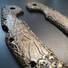 Cold Steel Voyager Large maple handle scales - Thorn Crowns / hand-painted